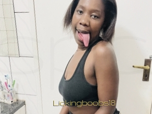 Lickingboobs18