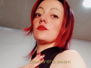 Samantha_swam